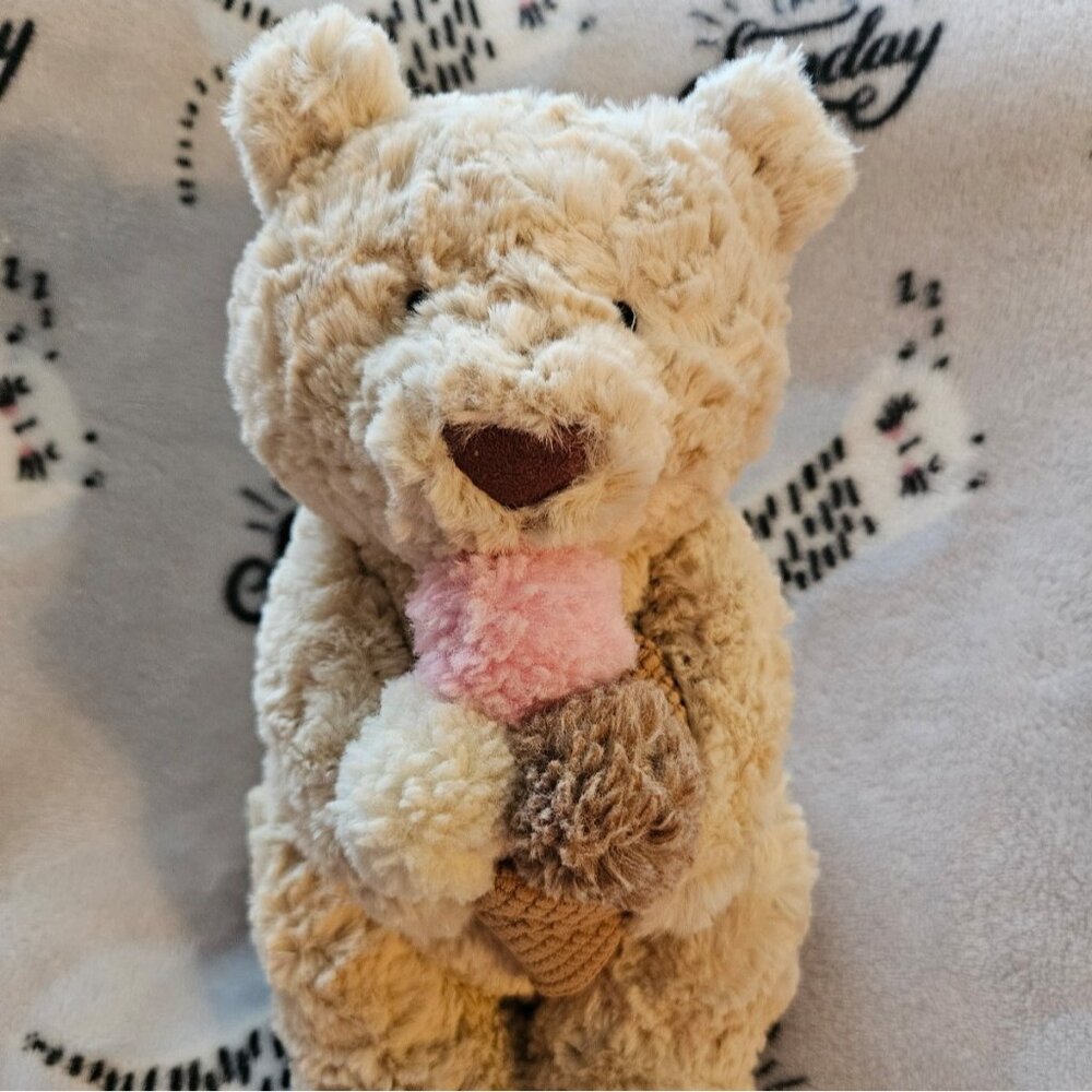 Jellycat Bartholomew Bear Ice Cream NWT